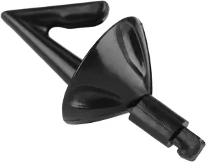 20Pcs Cone Fishing Tackle Rig Tubes Terminal Cone Fishing Clip with Black Heat shrink Pipe