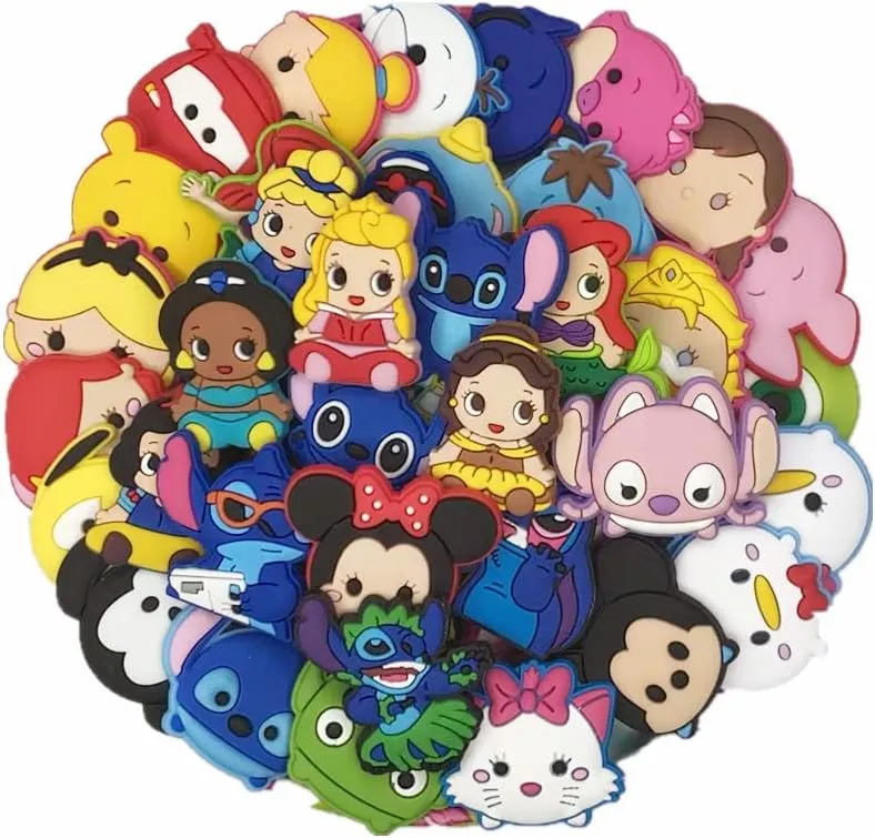 44 PCS Shoe charms for girls,for Wristband Bracelet and Shoes with Holes Teens Boys Girls Party Halloween Birthday Gifts