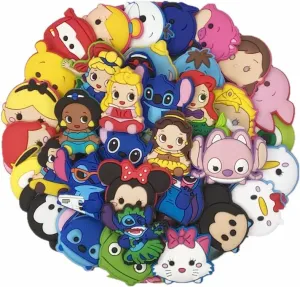 44 PCS Shoe charms for girls,for Wristband Bracelet and Shoes with Holes Teens Boys Girls Party Halloween Birthday Gifts