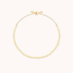 Beaded Bracelet in Solid Gold