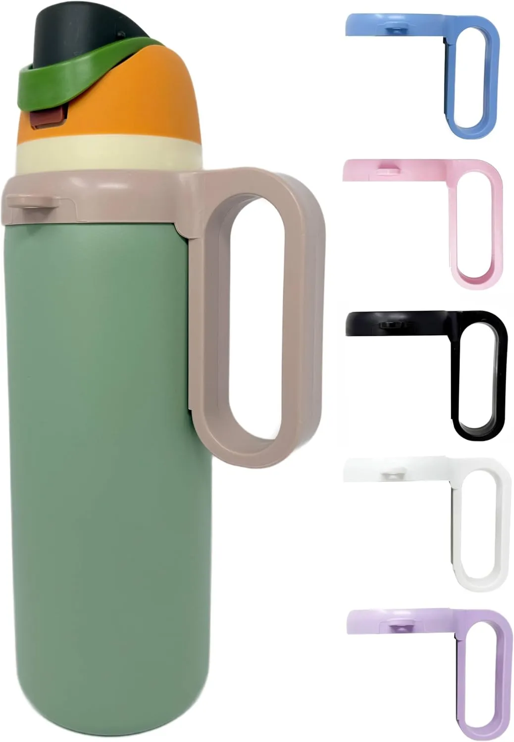 Bottle Handle for Owala FreeSip 24oz 32oz 40oz  Strong Plastic Water Bottle Holder, Durable Easy Carry Accessory for Running, Jogging, Gym, Hiking, and Drinking While Driving & More