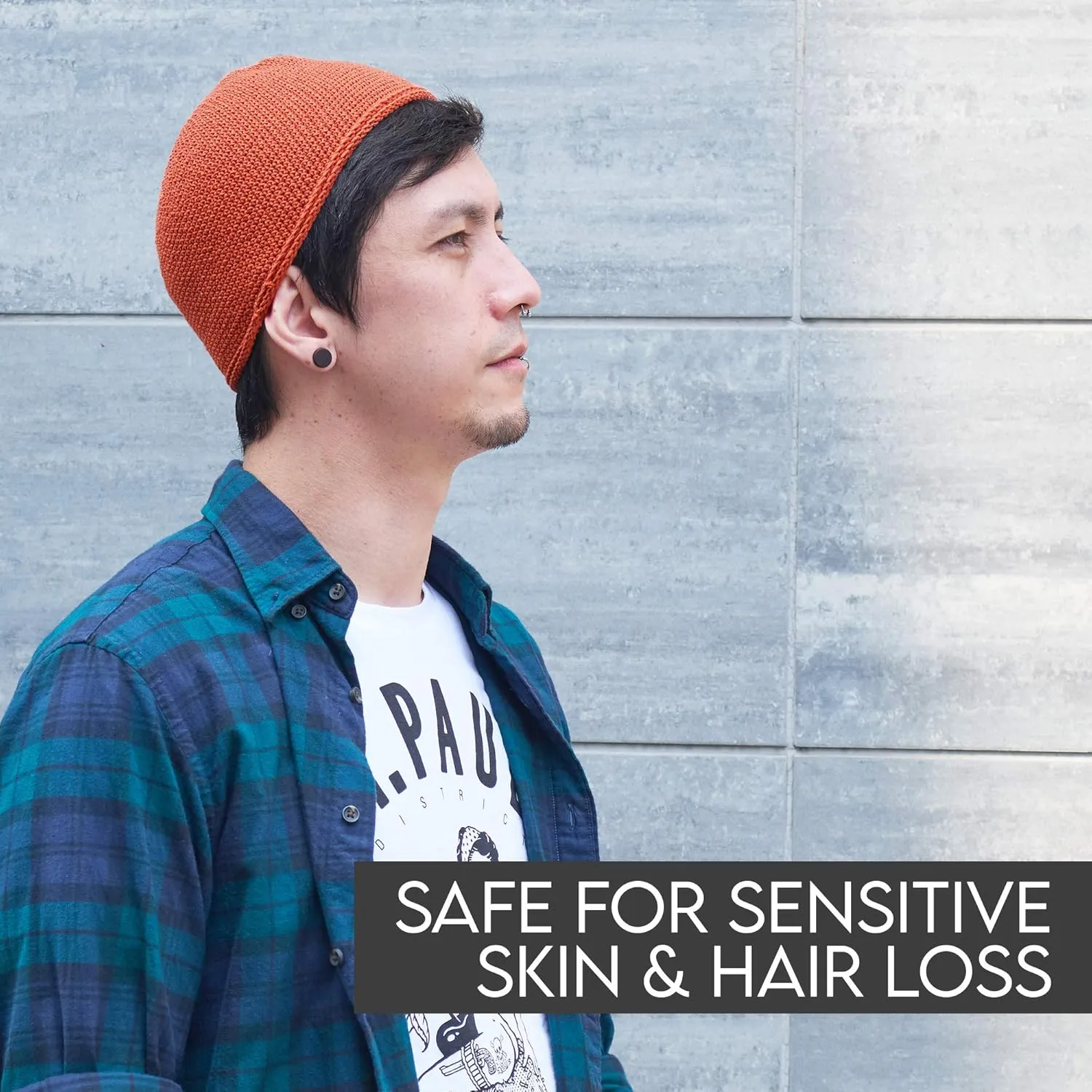 CHARM Kufi Hat Mens Beanie - Cap for Men Cotton Hand Made 2 Sizes by Casualbox