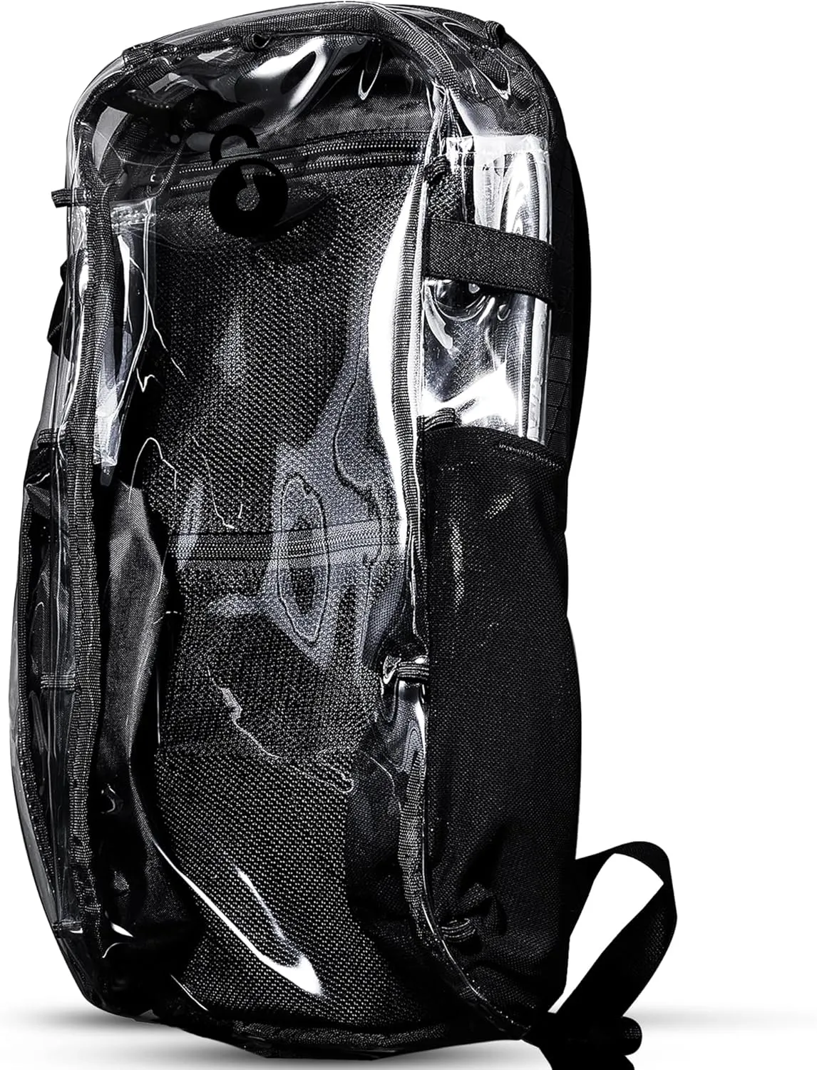 Clear Lite Pack  Anti Theft Clear Bag for Stadium Events with Locking Zippers Protects Items at Festivals, Concerts, and Traveling. Backpack is Compliant with Most Venue Bag Policies