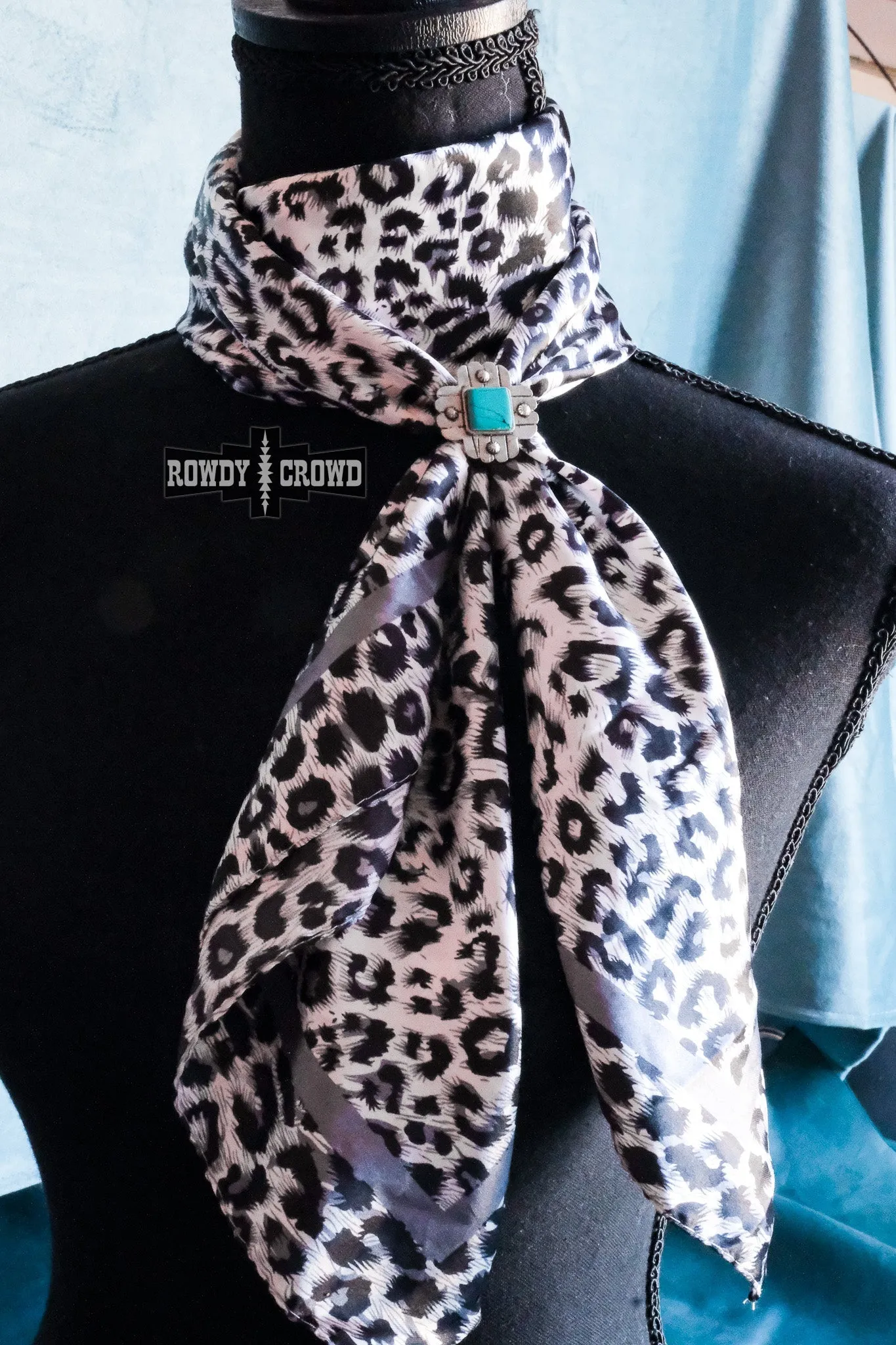 Concho Cross  Scarf Slide/ Ring / Tee Clip