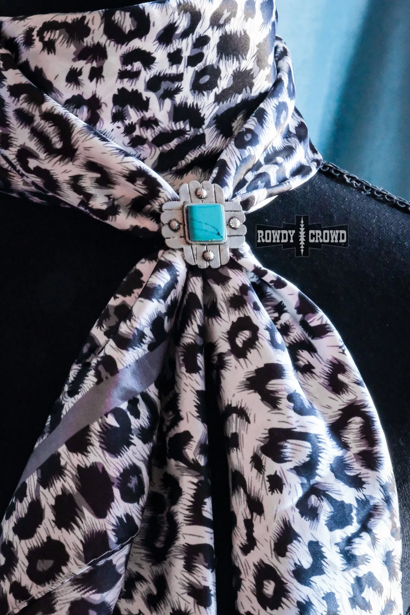 Concho Cross  Scarf Slide/ Ring / Tee Clip