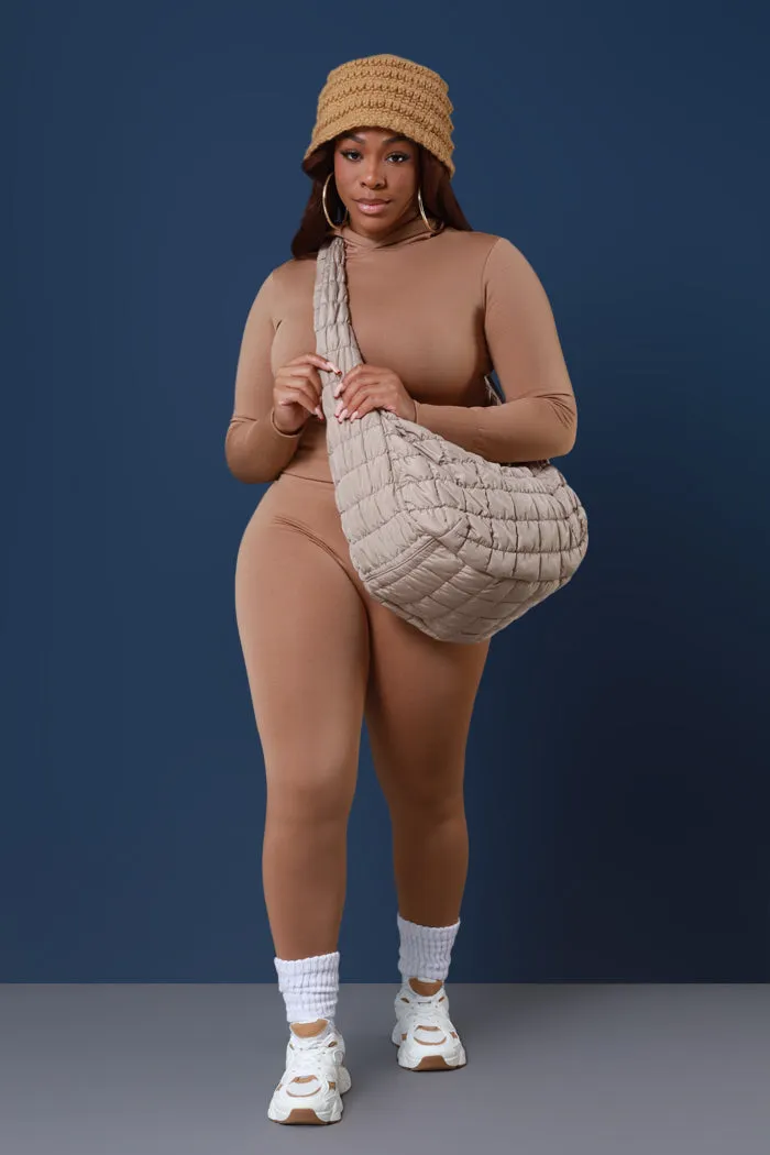 Dream It Crochet Bucket Hat - Khaki