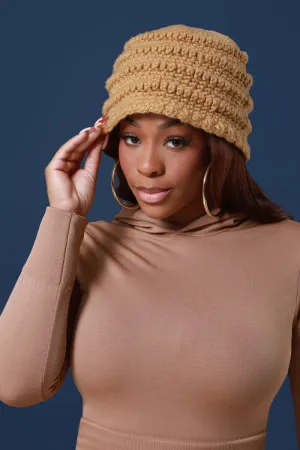 Dream It Crochet Bucket Hat - Khaki