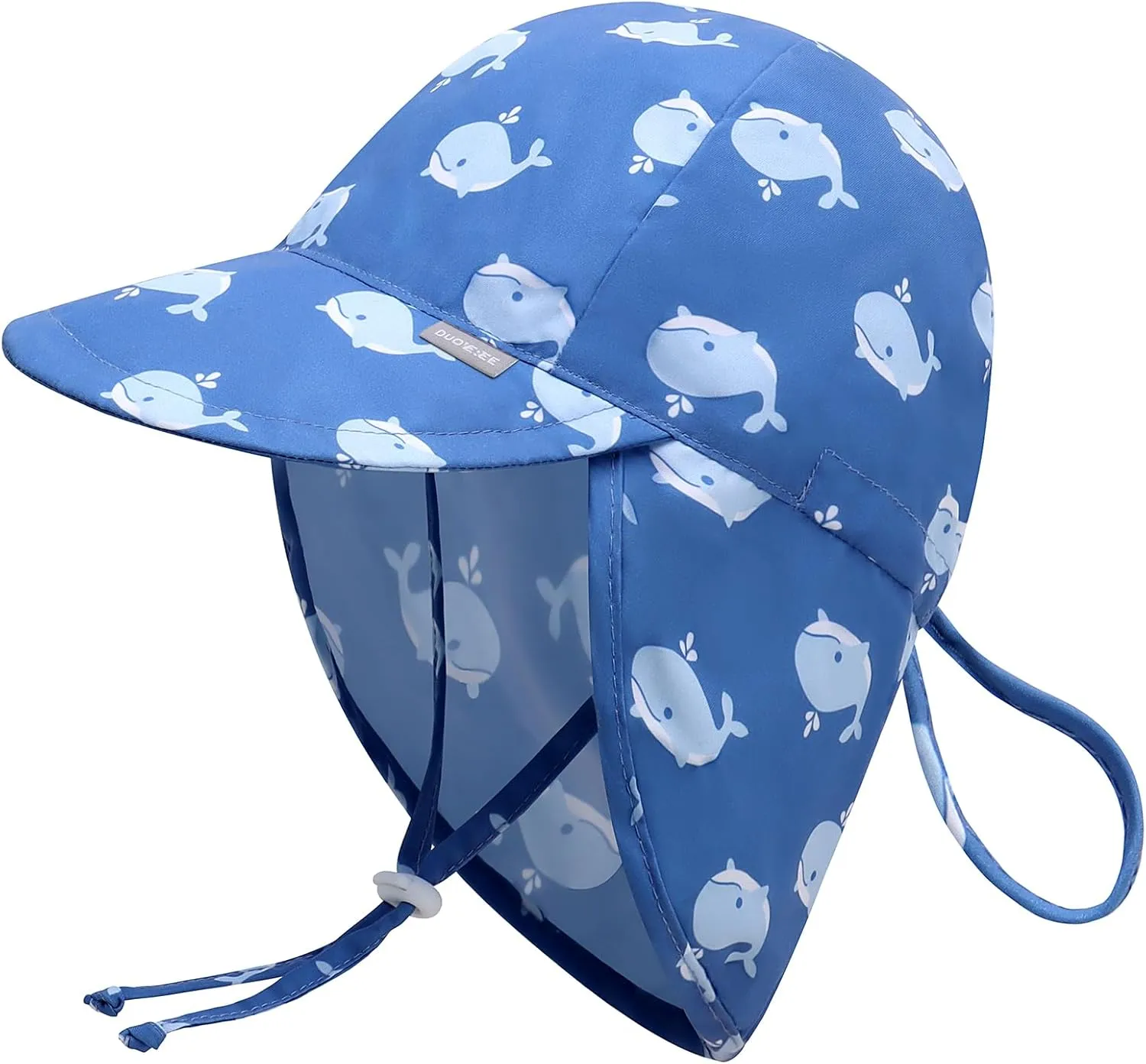 Duoyeree UPF 50  Baby Sun Hat with Ear and Neck Protection - Toddler Beach Hat for Boys & Girls - Ideal for Summer Fun