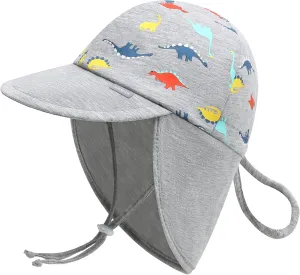 Duoyeree UPF 50  Baby Sun Hat with Ear and Neck Protection - Toddler Beach Hat for Boys & Girls - Ideal for Summer Fun