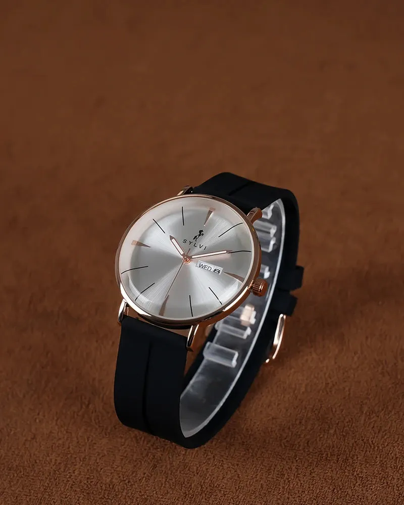 Elegadoom White Rosegold Silicone