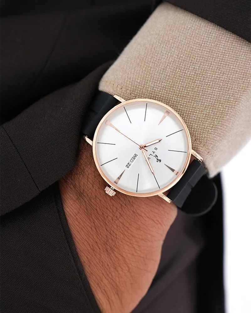 Elegadoom White Rosegold Silicone