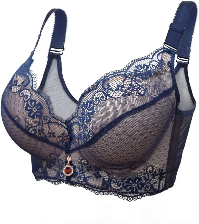 FallSweet Padded Push Up Lace Bras for 34A to 44C Underwire