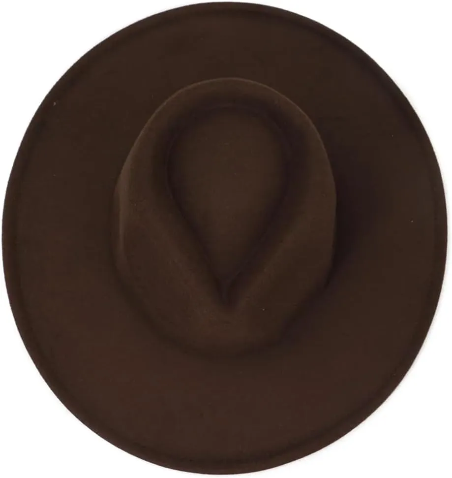 Fedora Hat Oversized 9Cm Big Fedora Hat Love Top Hat for Men and Women Big Hat