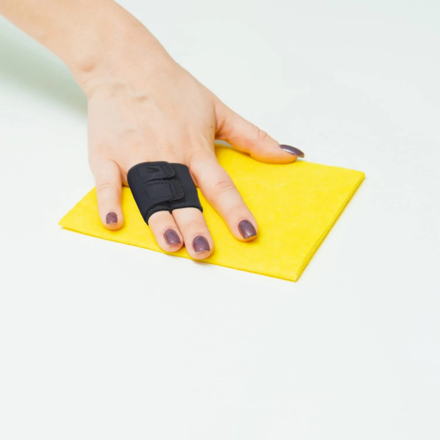 Finger Splint Wraps Reusable Finger Buddy Tape Adjustable Finger Brace Trigger Finger Splints Mallet Finger Support Compression Finger Sleeves for Arthritis Pain Relief, Sport Injury - L