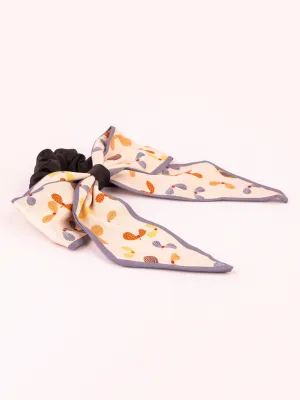 Floral Scrunchie with Bow