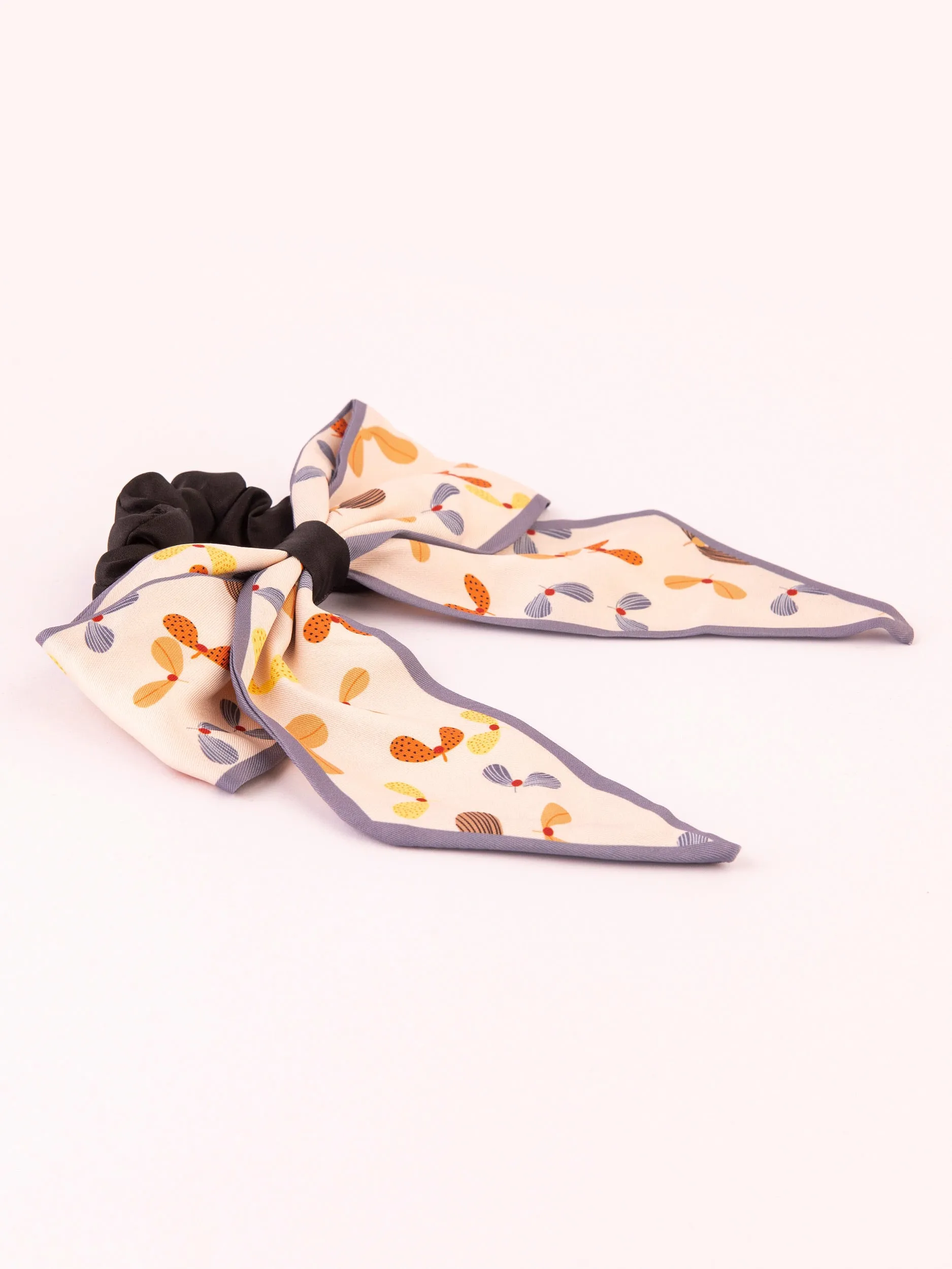 Floral Scrunchie with Bow