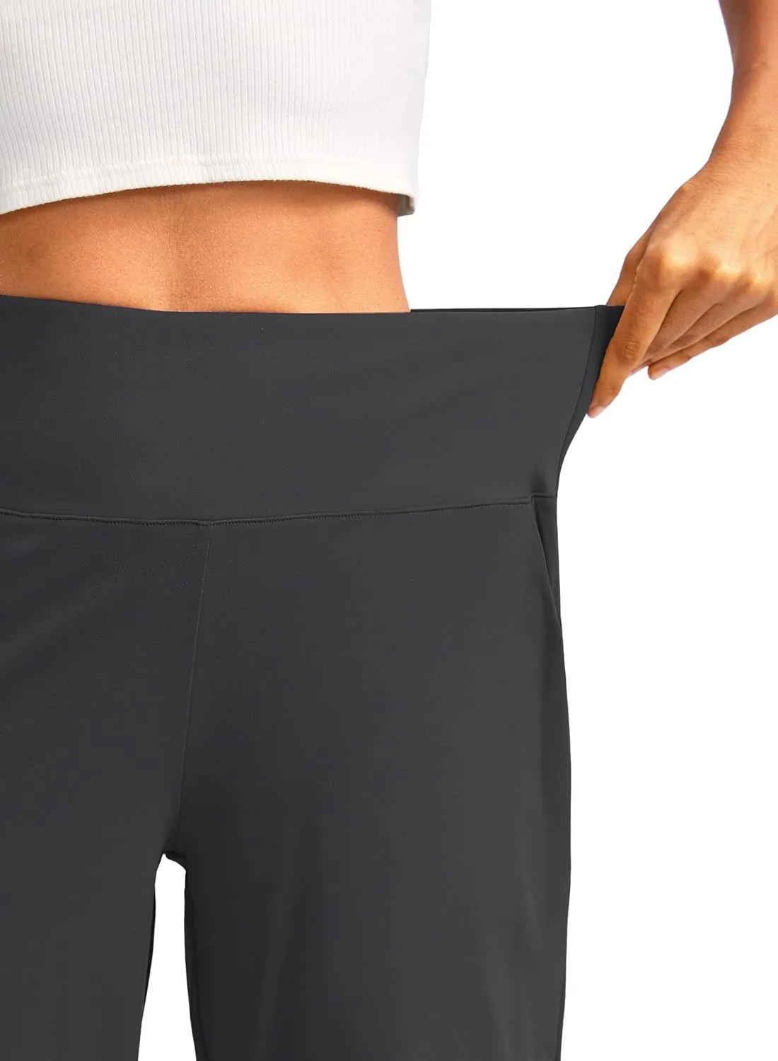 G Gradual Women's 12" Bermuda Long Shorts with Pockets High Waisted Stretch Knee Length Shorts for Women Summer Walking