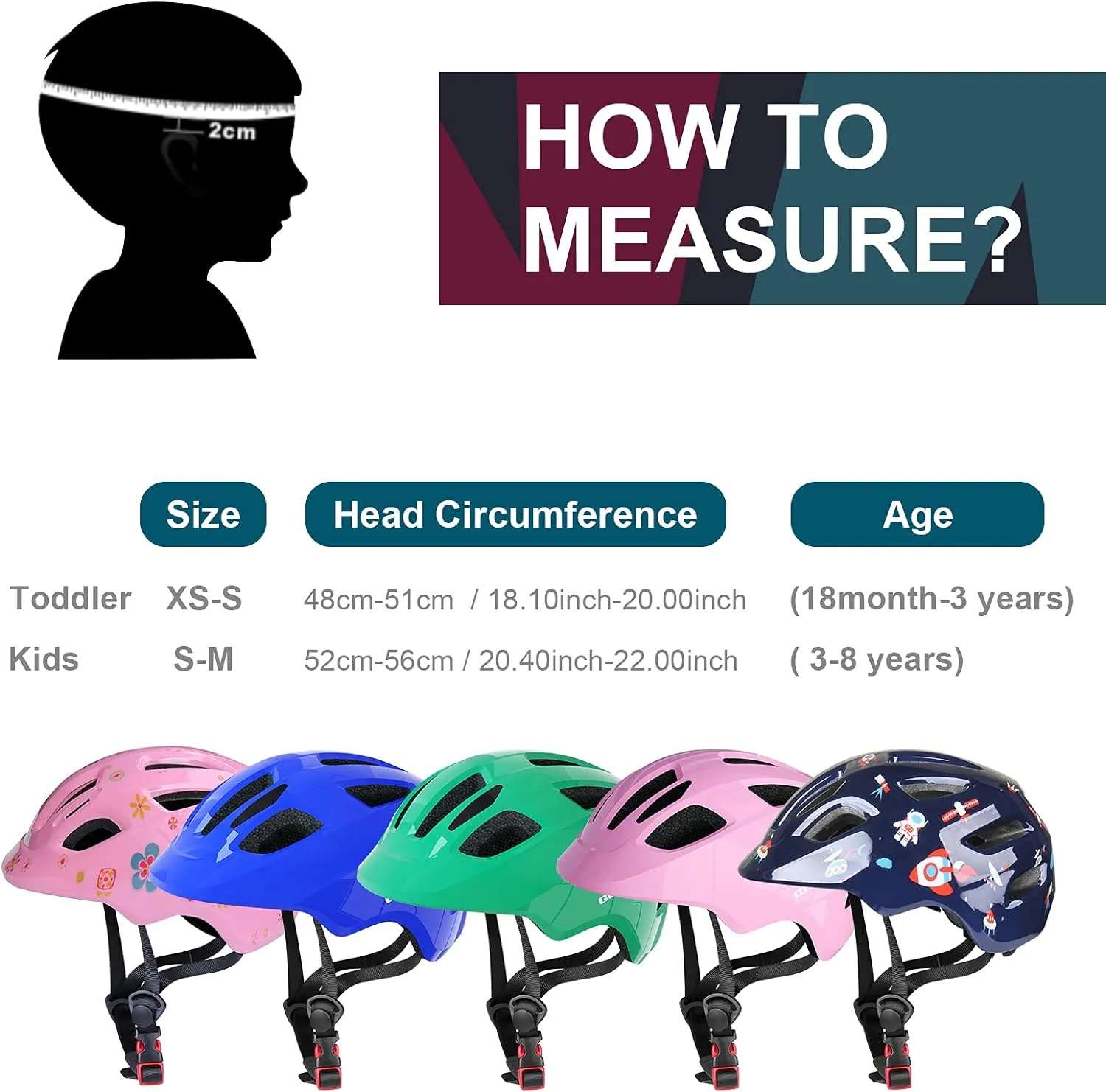 GLAF Baby Bike Helmet Infant Helmet for Toddler 1 Year Old and up Girls Boys Multi Sport Adjustable for Scooter Bicycle Kids Youth Child Skateboard Safety Cycling