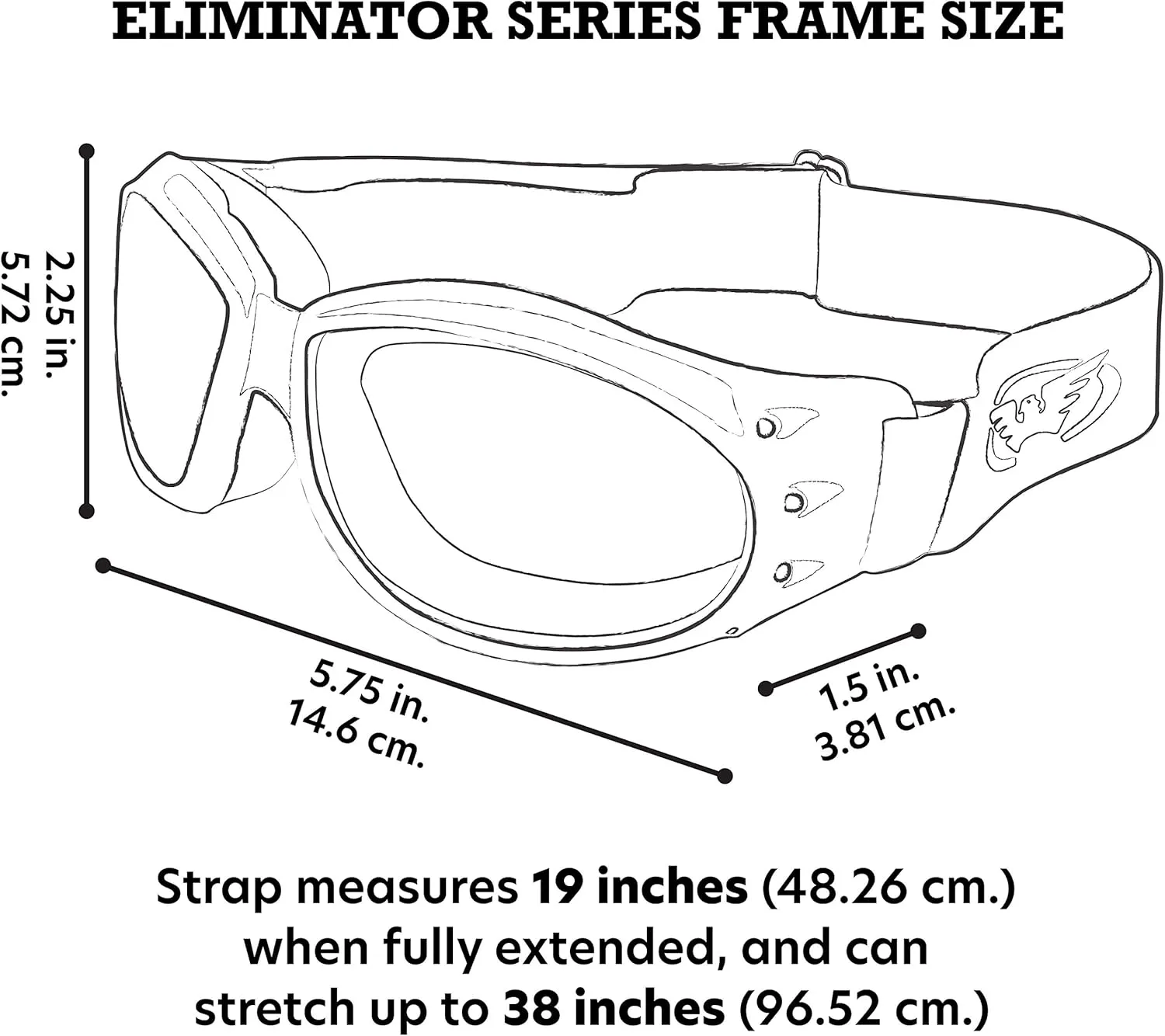 Global Vision Eyewear Eliminator Goggles with Micro-Fiber Pouch