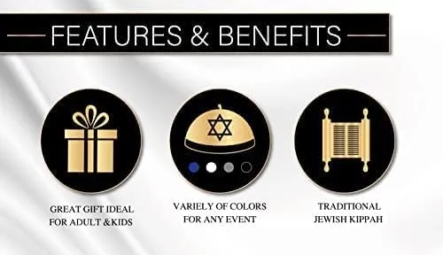 Hand Knitted Kippah from Israel, Yamaka Jewish Hats for Men, Yarmulke Hat (A variety of sizes and colors)