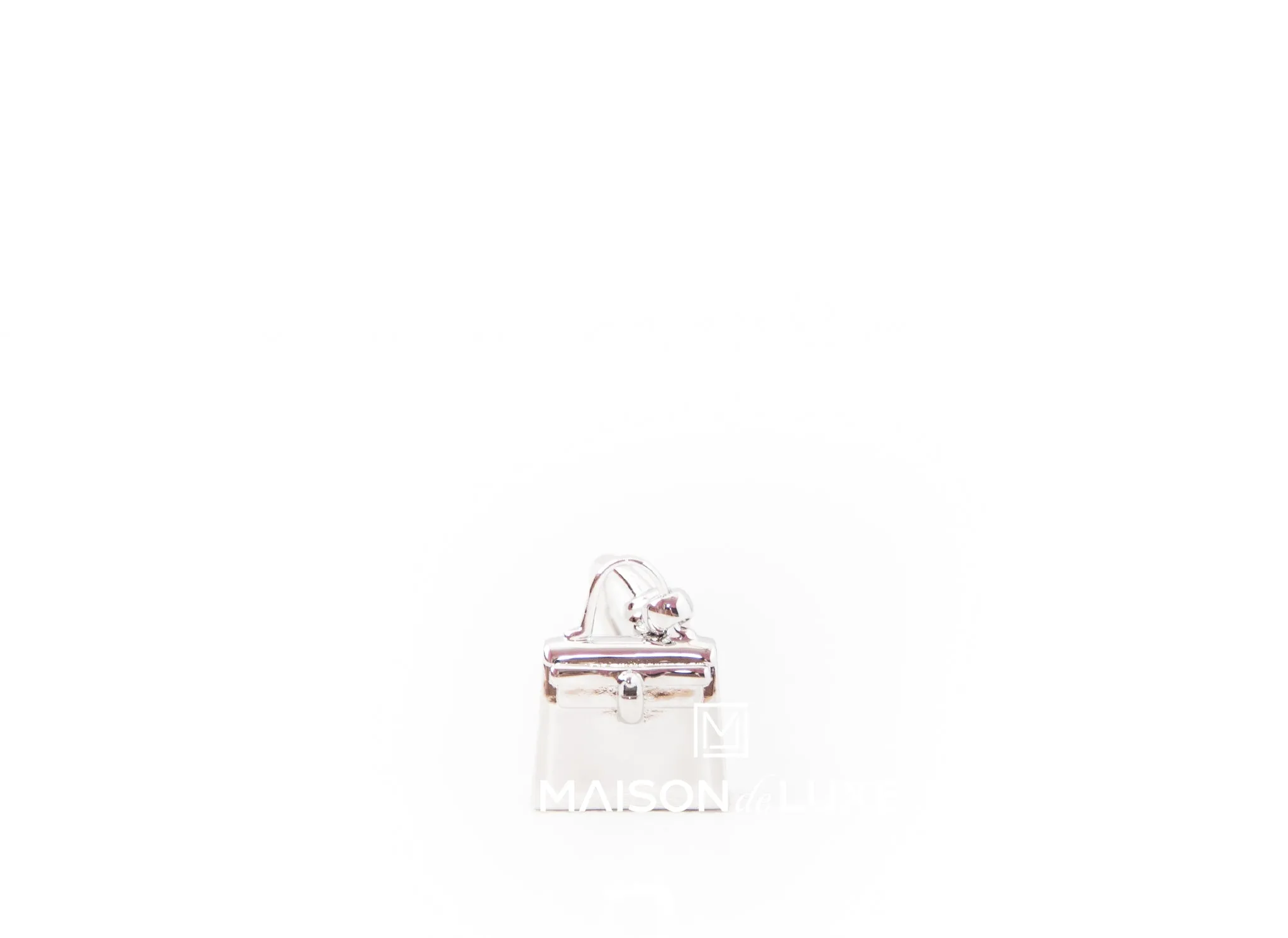 Hermes Mini Kelly Twilly Palladium Ring