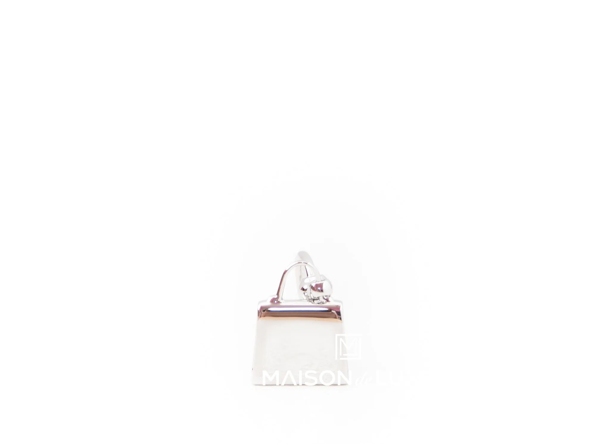 Hermes Mini Kelly Twilly Palladium Ring