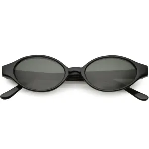 Indie True Vintage Pinched Oval Round Sunglasses C648
