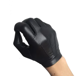 Leather Driving Gloves For Mens Goatskin Unlined Touchscreen Texting Leather Gloves