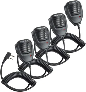 Microphone Police Walkie Talkie Mic Accessories Ham Radio Speaker Mic for UV-5R BF-F8HP Pro AR-5RM GM21 UV-21R UV-5G Plus GM-15PRO GM-5RH K5PLUS AR-152 Quansheng UV-K5 (2) (4)