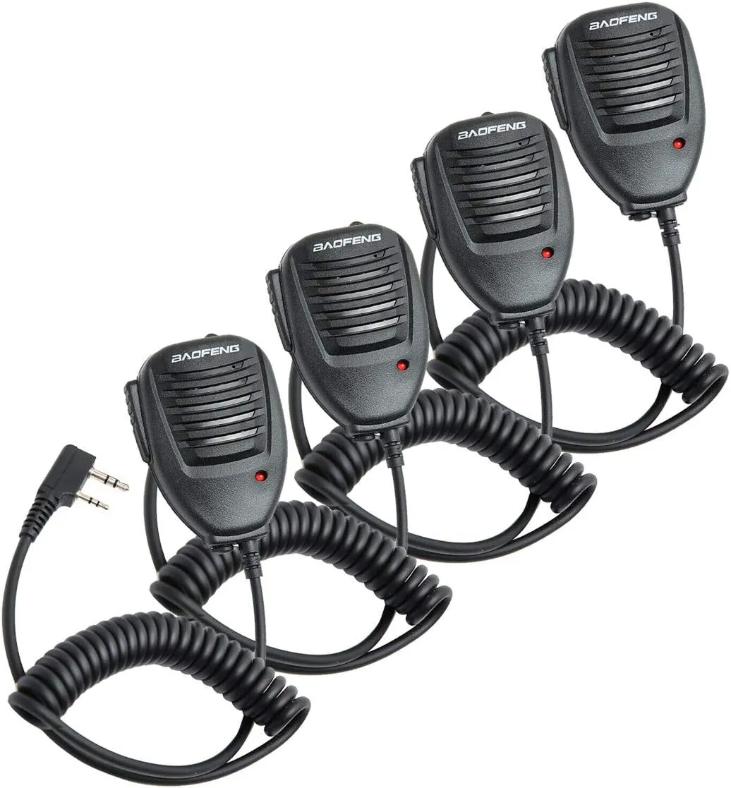Microphone Police Walkie Talkie Mic Accessories Ham Radio Speaker Mic for UV-5R BF-F8HP Pro AR-5RM GM21 UV-21R UV-5G Plus GM-15PRO GM-5RH K5PLUS AR-152 Quansheng UV-K5 (2) (4)