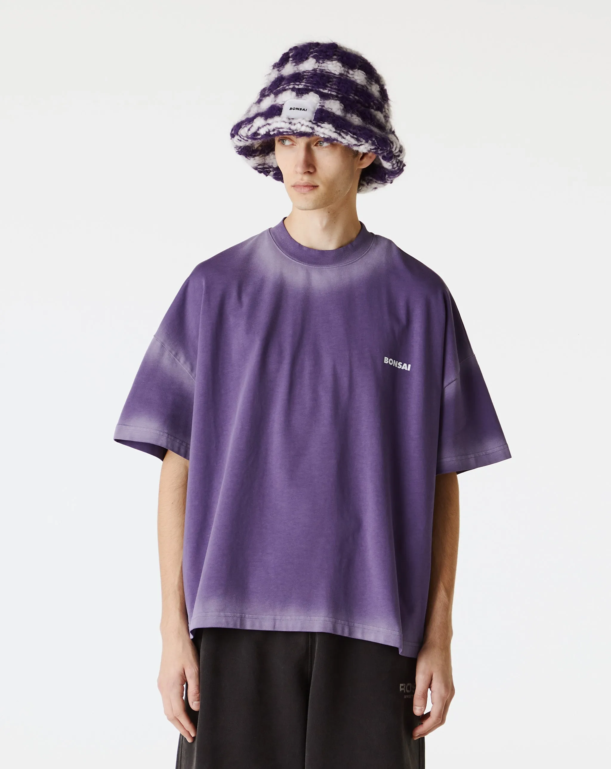 Oversized Knit Puff Bucket Hat