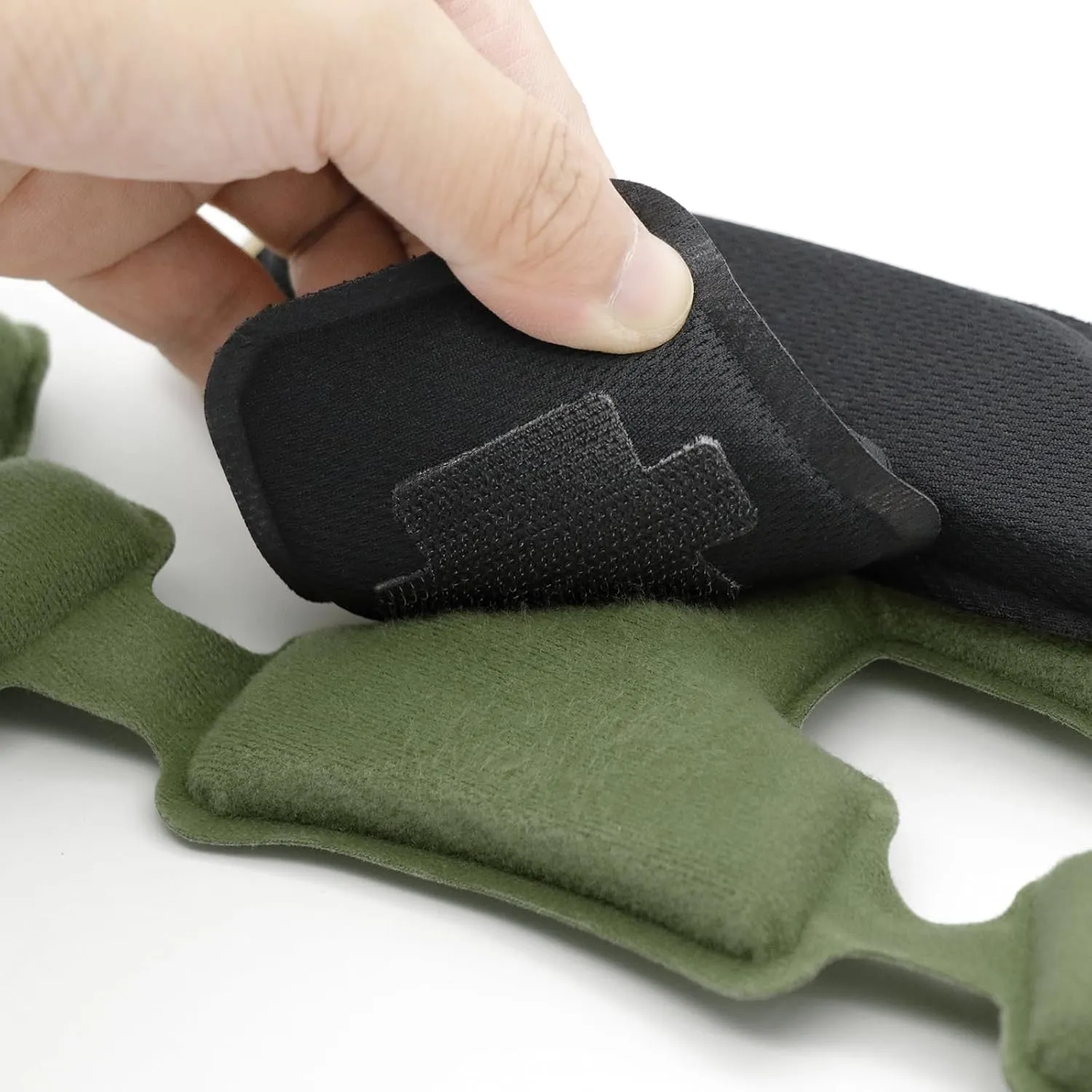 Qavctw Airsoft Tactical Helmet Padding Kit Foam Mats Insert Set Cushioning Fast Helmet Cover Pads Replaceable Fits Military Bicycle Football ACH/Fast/MICH/IBH/PASGT/USMC/Airsoft Helmets