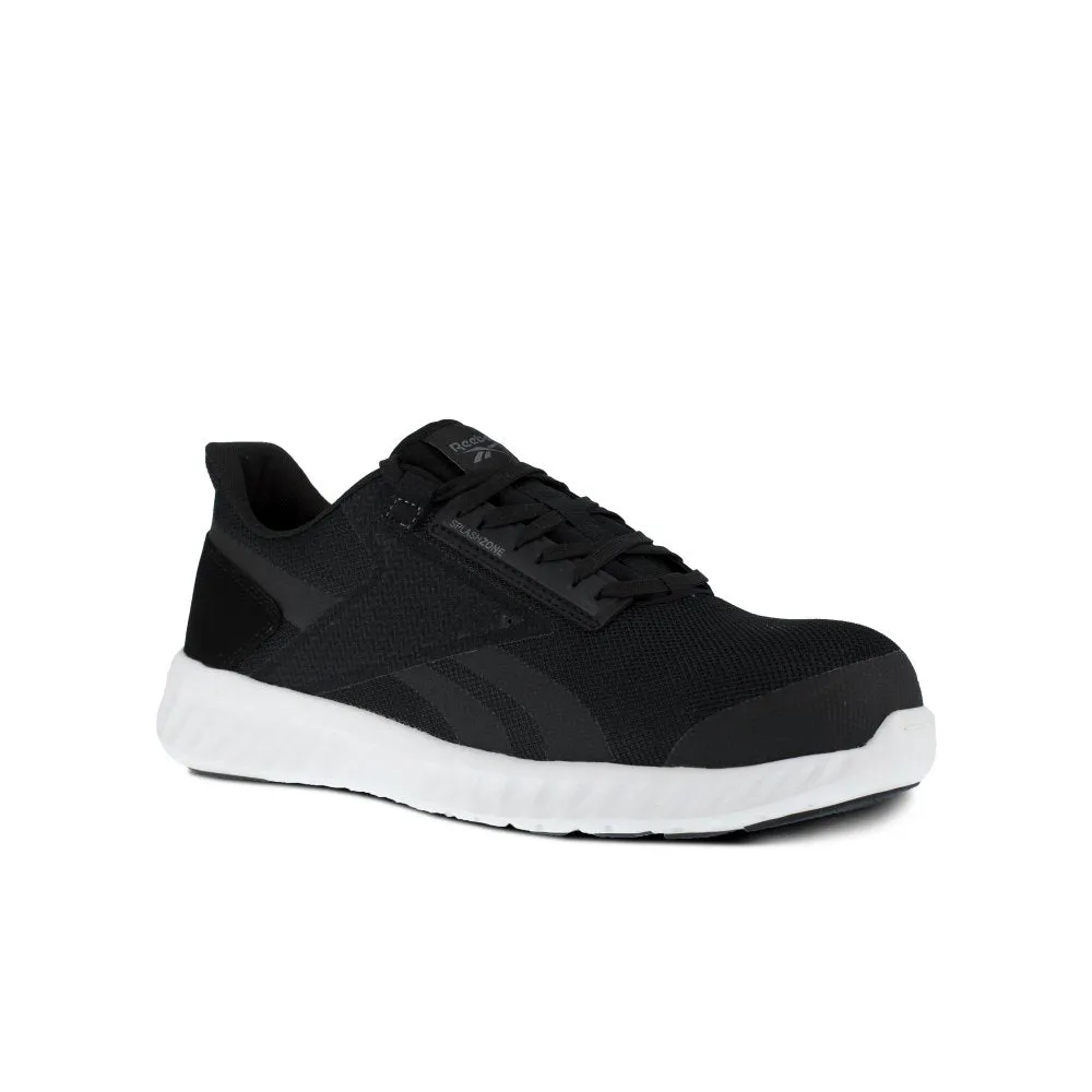 Reebok Women's Sublite Legend Athletic Work Shoe Composite Toe Rb423 In Black And White
