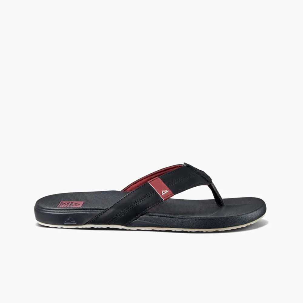 Reef Men's Cushion Phantom Flips- Red/ Raven