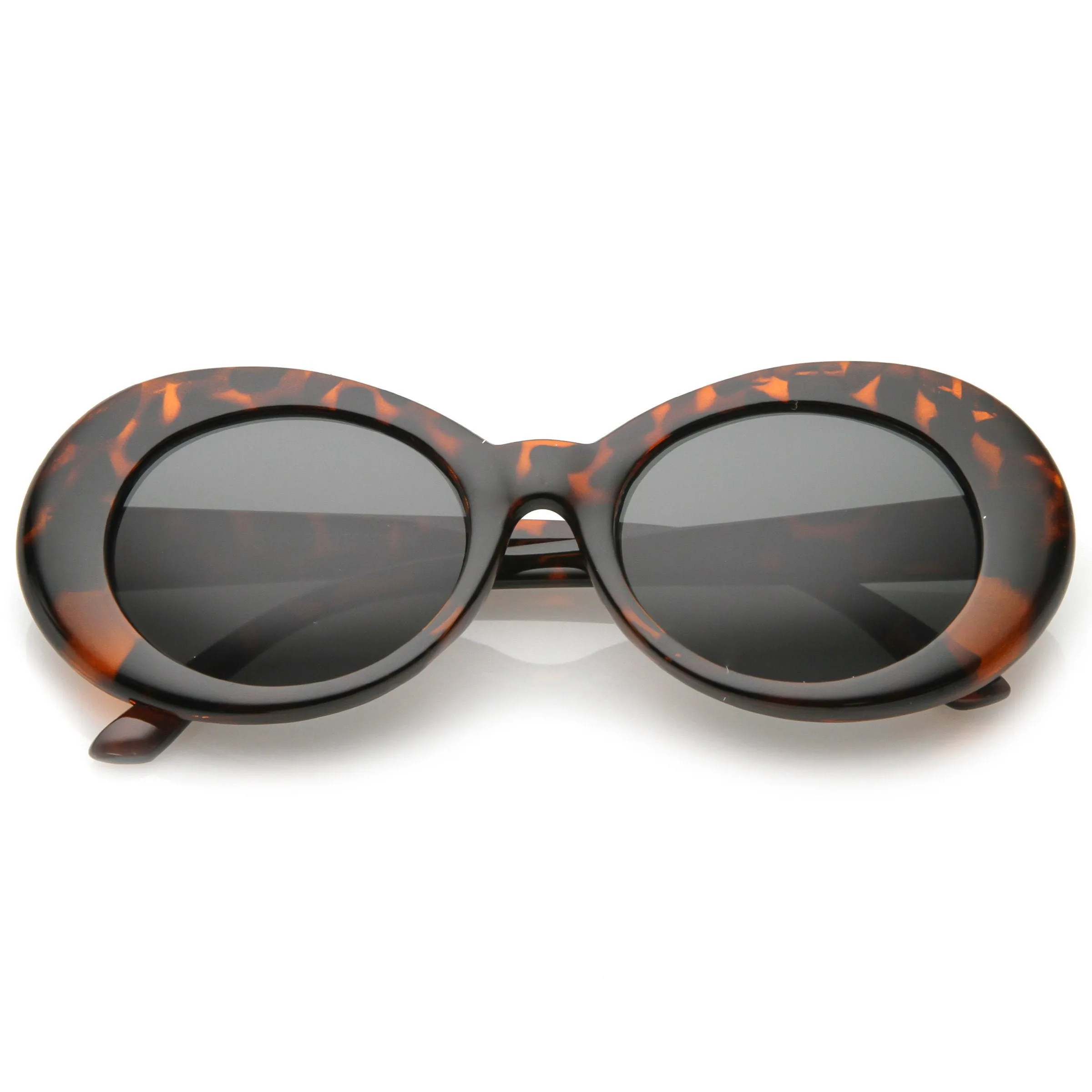 Retro 1990's Fashion Oval Clout Goggle Sunglasses