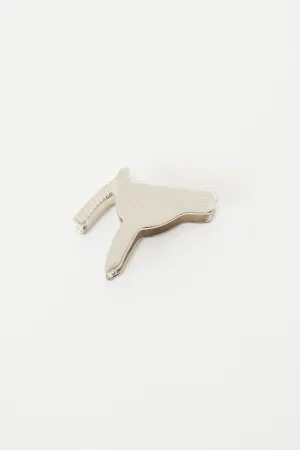 Silver Tate De Cheval Scarf Ring