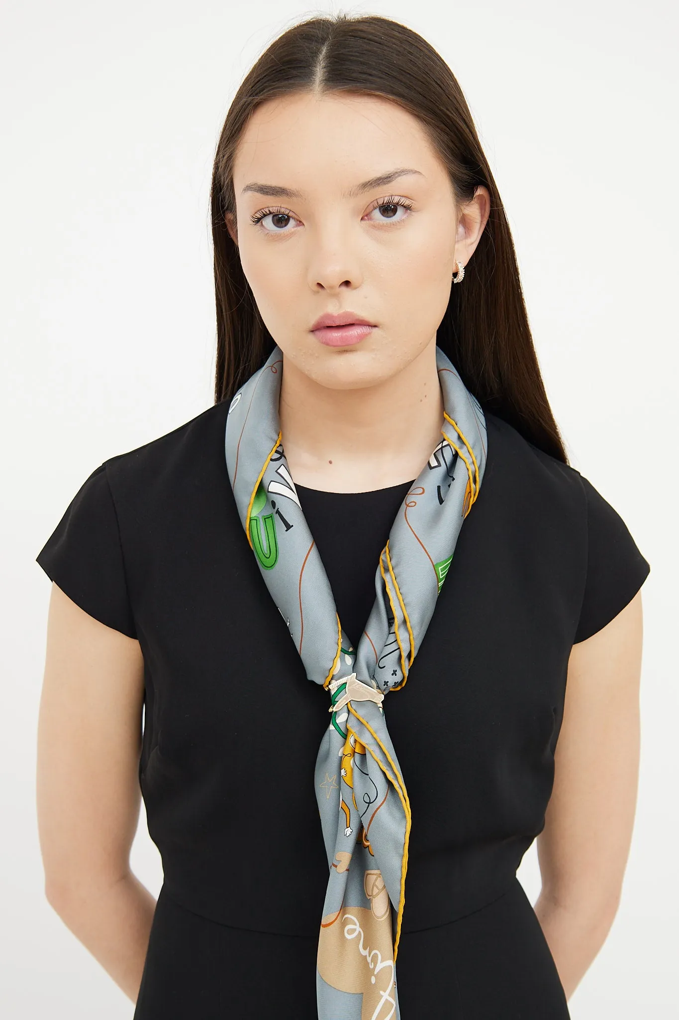 Silver Tate De Cheval Scarf Ring