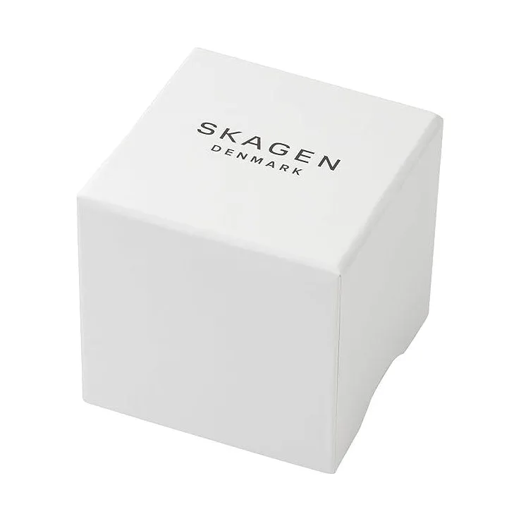 Skagen Signatur Lille Women's Rose Gold Dial Rose Gold Stainless Steel Band Analog Quartz Two-Hand Silver Watch - SKW3125