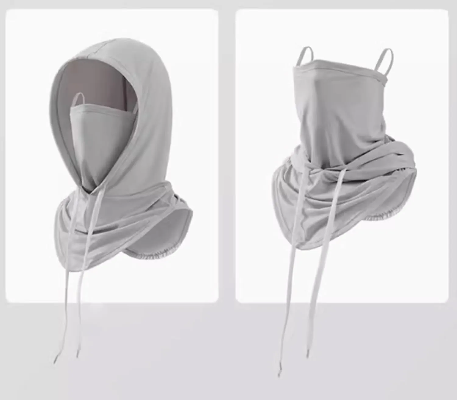 Summer Balaclava Sun UV Protection Full Head Face Mask Cooling Face Cover Sun Hood for Women Men