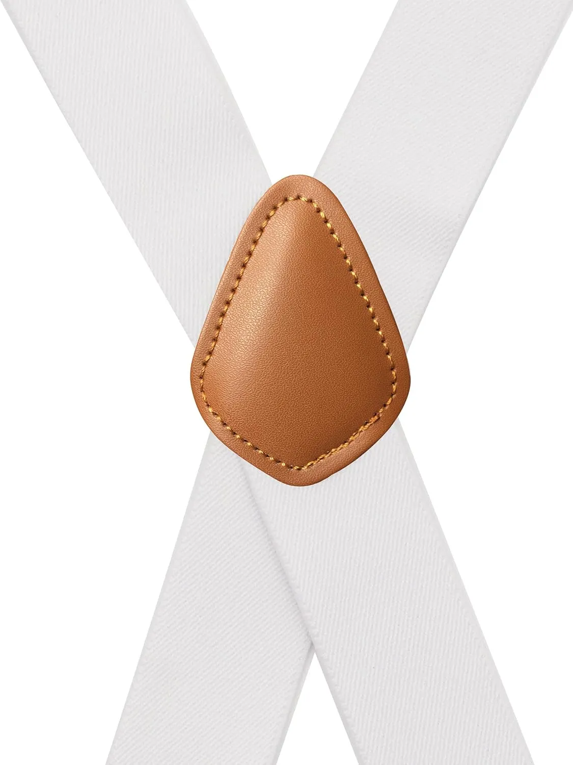 Suspenders For Men 1.4 Inch X Back Wide Suspender Heavy Duty Swivel Belt Loops With 4 Snap Hooks
